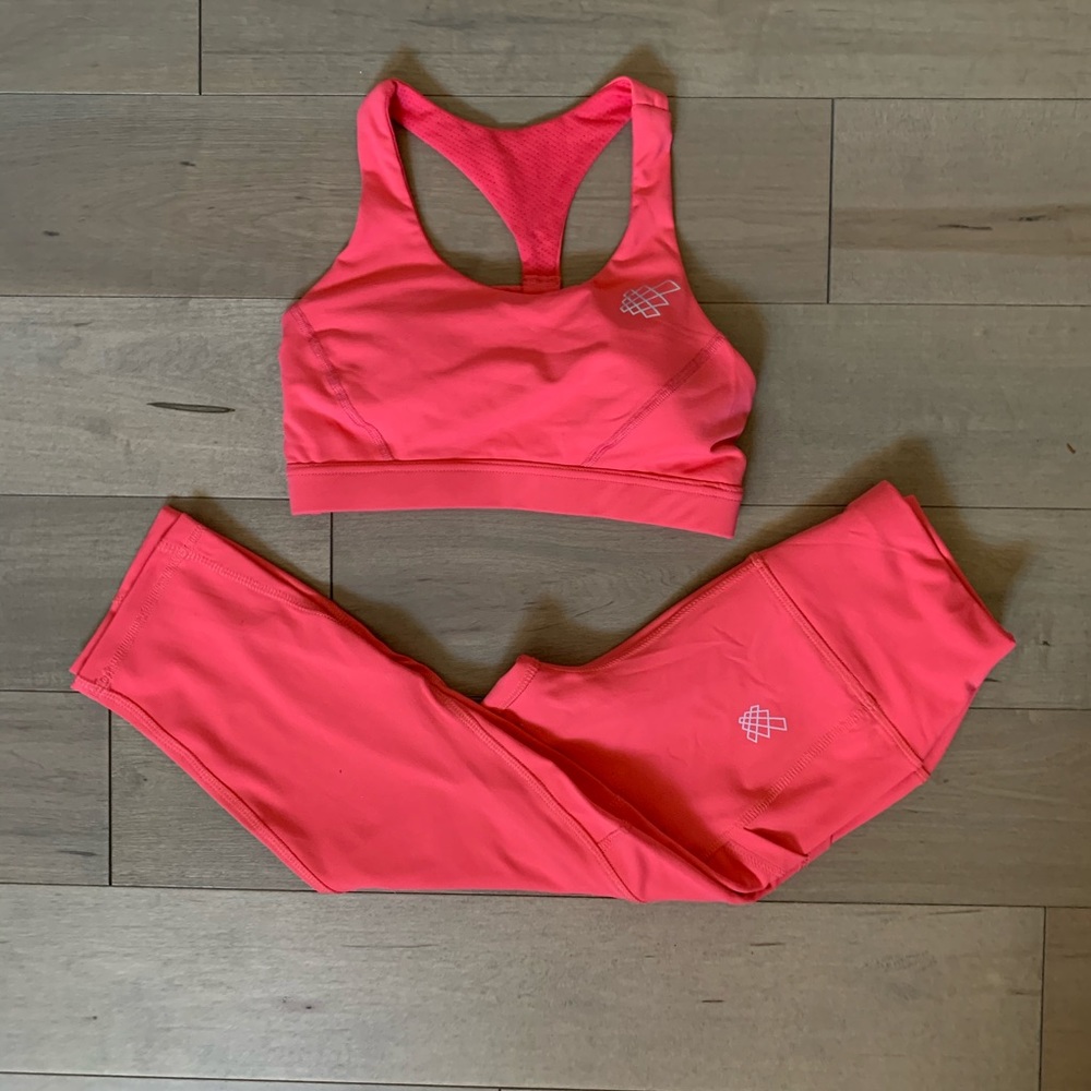 Jed North sports bra and crop legging set